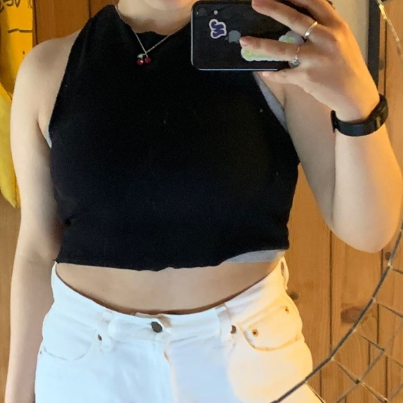 SOLD Black crop top :-) - Picture 3 of 5